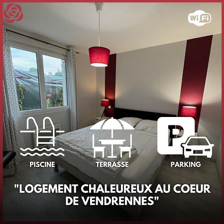 Apartamento Domaine Des 5 Roses - Rose Rouge La Guierche Exterior foto